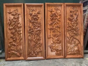 Bức tranh Bốn Mùa thích hợp với những người tuổi Ngọ, tuổi Mão.