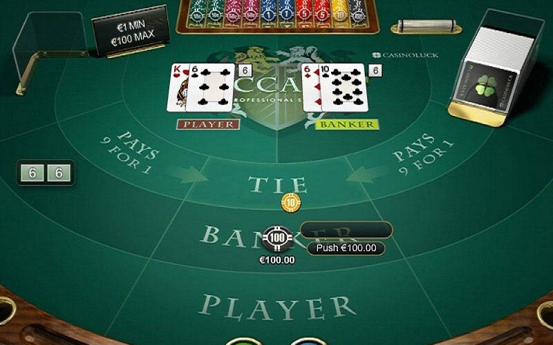 Tìm hiểu về các loại cược phổ biến trong Baccarat