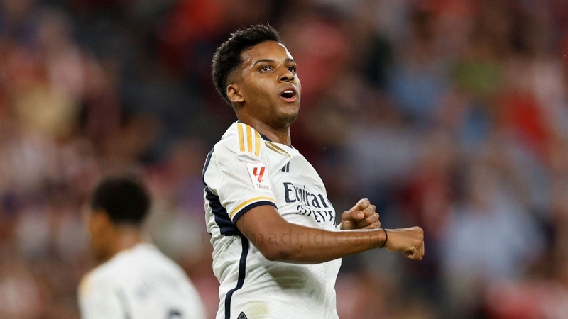 Rodrygo trong thời gian gần đây đã có sự vươn lên ấn tượng Rodrygo tiền đạo cánh phải Real Madrid